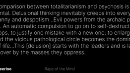 Issue #980: We are living through a mass psychosis. How do we turn the tides?