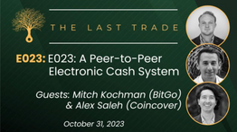 E023: A Peer-to-Peer Electronic Cash System with BitGo & Coincover