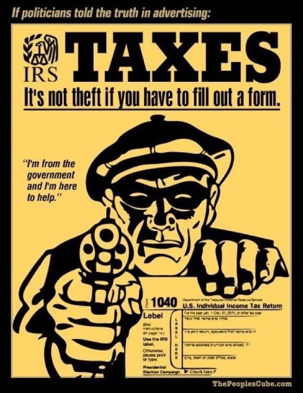 Issue #1050: You are nothing more than a tax slave